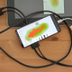 There’s no wireless connectivity and no rechargeable battery on the Wacom One, so you’ll need to bring this cumbersome breakout cable with you everywhere you go.